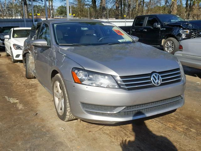 1VWBP7A32CC042675 - 2012 VOLKSWAGEN PASSAT SE SILVER photo 1