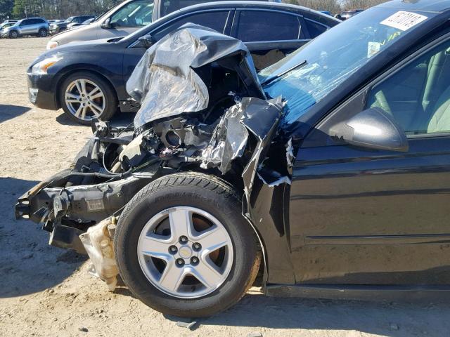 1G1ZT54844F221074 - 2004 CHEVROLET MALIBU LS BLACK photo 9