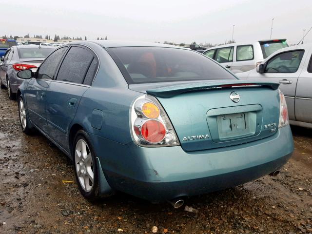 1N4BL11D33C107852 - 2003 NISSAN ALTIMA SE TEAL photo 3