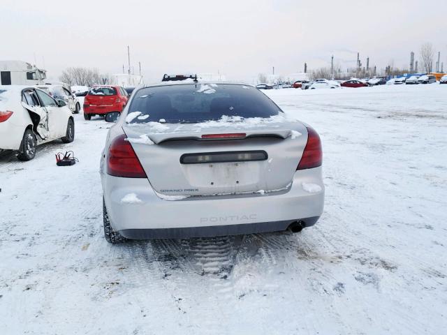 2G2WP552181117362 - 2008 PONTIAC GRAND PRIX SILVER photo 10