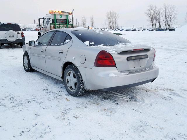 2G2WP552181117362 - 2008 PONTIAC GRAND PRIX SILVER photo 3