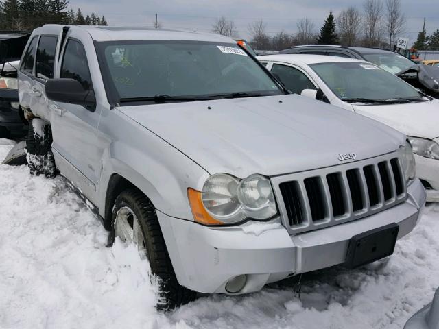 1J8HR48MX8C524458 - 2008 JEEP GRAND CHER SILVER photo 1