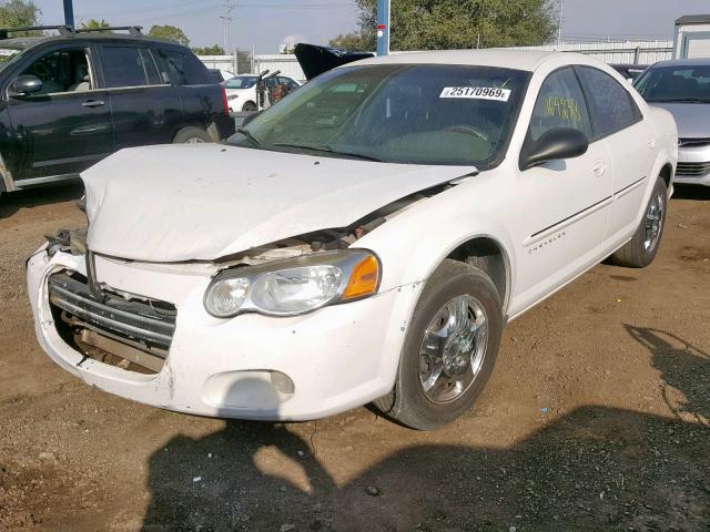 1C3EL46XX1N586532 - 2001 CHRYSLER SEBRING LX WHITE photo 2