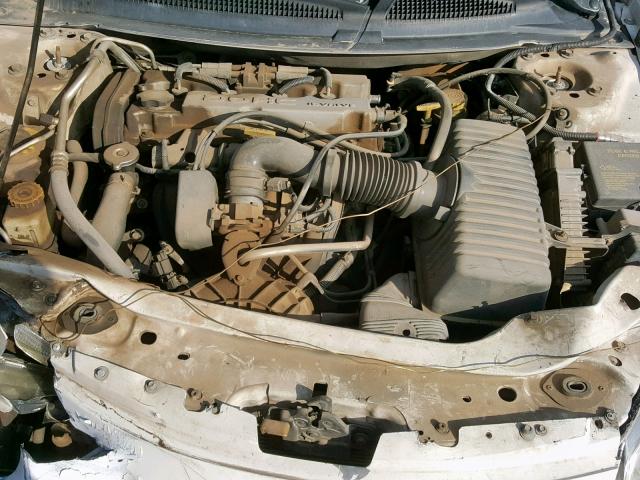 1C3EL46XX1N586532 - 2001 CHRYSLER SEBRING LX WHITE photo 7