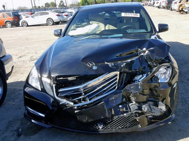 WDDHF5KB1DA744919 - 2013 MERCEDES-BENZ E 350 BLACK photo 9