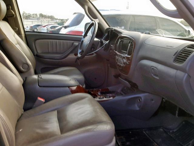 5TDBT48A37S292268 - 2007 TOYOTA SEQUOIA LI WHITE photo 5