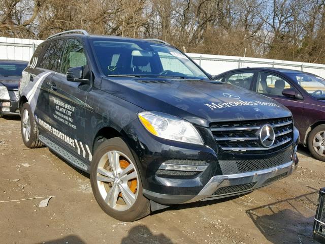 4JGDA0EB1FA555305 - 2015 MERCEDES-BENZ ML 250 BLU BLACK photo 1