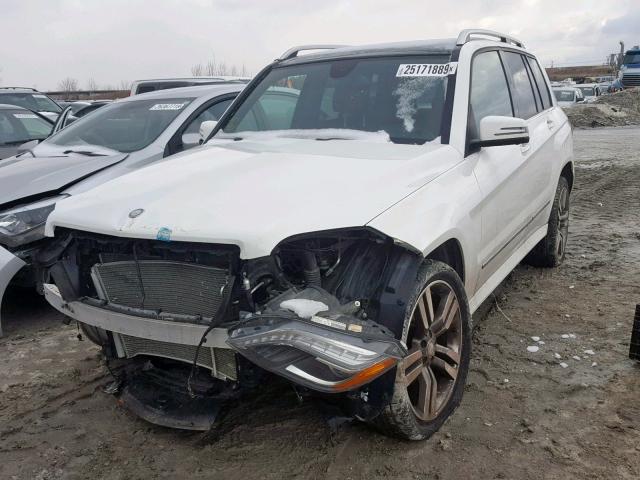 WDCGG8JB0FG401535 - 2015 MERCEDES-BENZ GLK 350 4M WHITE photo 2