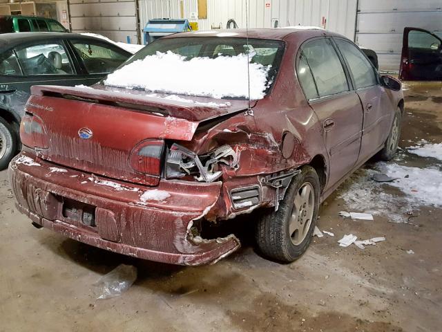 1G1NE52J13M584960 - 2003 CHEVROLET MALIBU LS MAROON photo 4