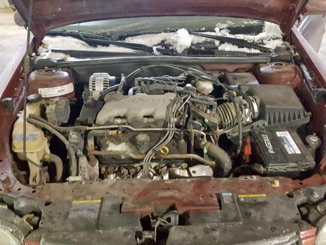 1G1NE52J13M584960 - 2003 CHEVROLET MALIBU LS MAROON photo 7