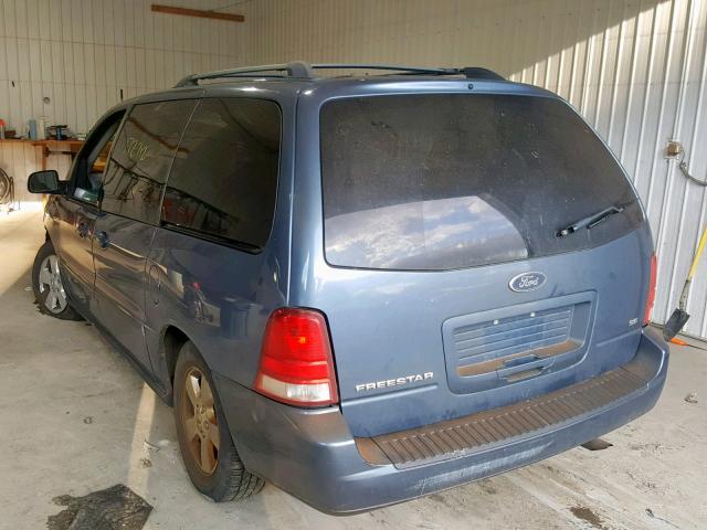 2FMDA51646BA22178 - 2006 FORD FREESTAR S BLUE photo 3