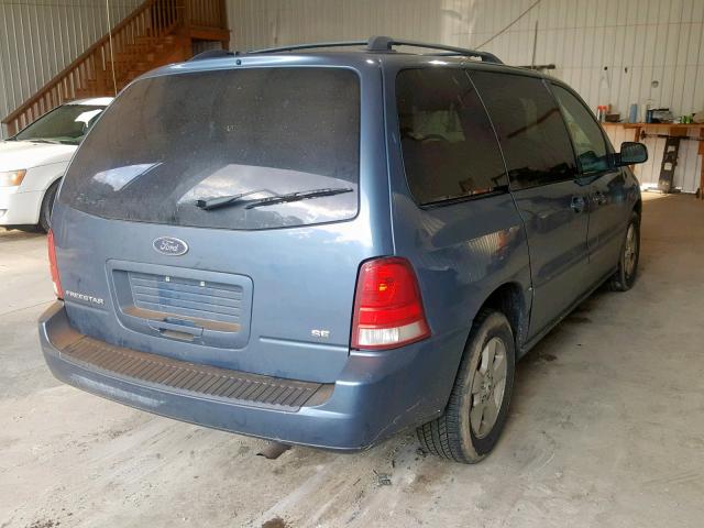 2FMDA51646BA22178 - 2006 FORD FREESTAR S BLUE photo 4