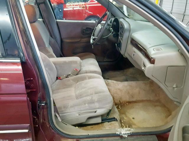 2G1WL52MXV9167292 - 1997 CHEVROLET LUMINA BAS 勃艮第红 照片 5