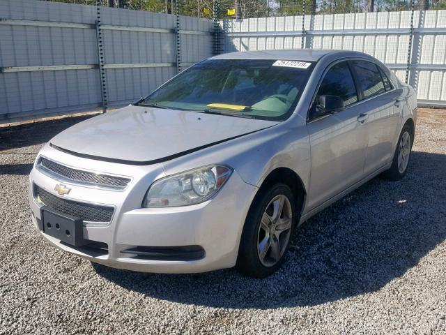 1G1ZA5EUXBF306709 - 2011 CHEVROLET MALIBU LS SILVER photo 2