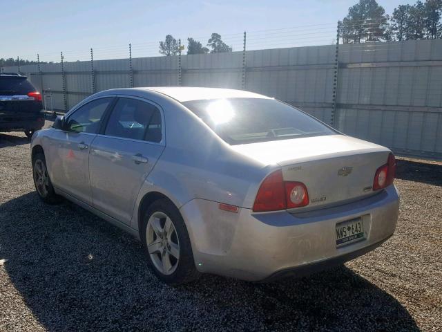 1G1ZA5EUXBF306709 - 2011 CHEVROLET MALIBU LS SILVER photo 3