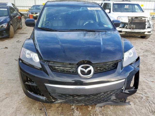 JM3ER2W31A0351291 - 2010 MAZDA CX-7 BLACK photo 7