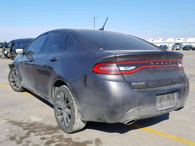 1C3CDFBB3GD701299 - 2016 DODGE DART SXT GRAY photo 3