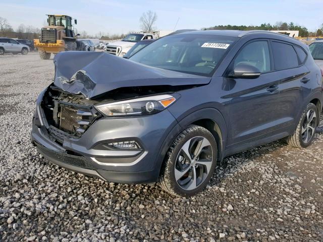 KM8J33A25GU117181 - 2016 HYUNDAI TUCSON LIM GRAY photo 2