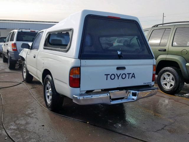 4TANL42N3VZ313605 - 1997 TOYOTA TACOMA WHITE photo 3