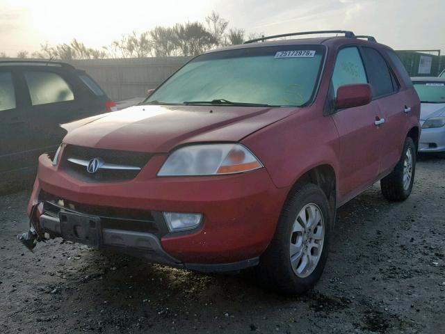 2HNYD18833H550245 - 2003 ACURA MDX TOURIN RED photo 2