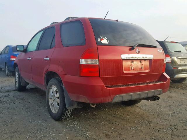 2HNYD18833H550245 - 2003 ACURA MDX TOURIN RED photo 3