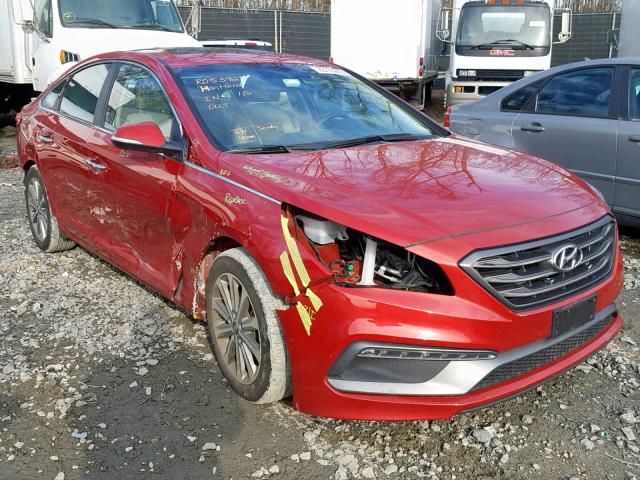 5NPE34AF9HH562243 - 2017 HYUNDAI SONATA SPO RED photo 1