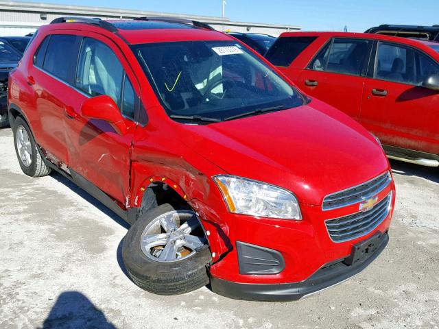 KL7CJPSBXGB523166 - 2016 CHEVROLET TRAX 1LT RED photo 1