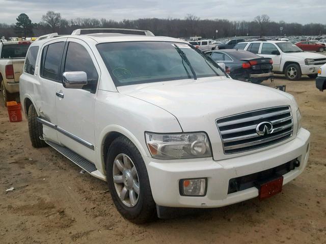 5N3AA08A85N811203 - 2005 INFINITI QX56 WHITE photo 1