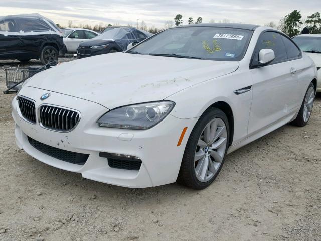 WBALW3C51DC892359 - 2013 BMW 640 I WHITE photo 2