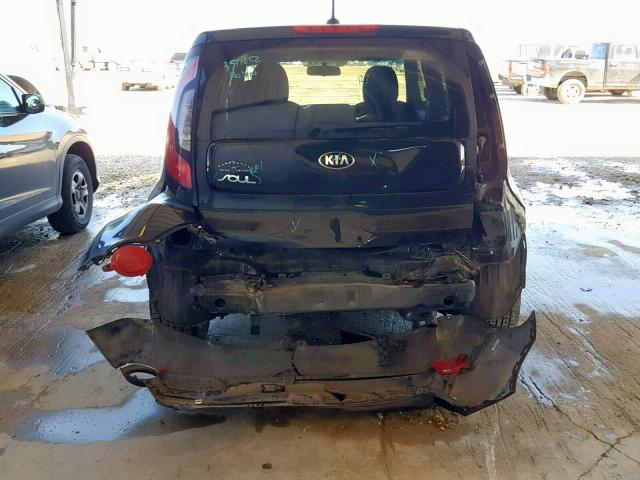 KNDJN2A2XE7020739 - 2014 KIA SOUL BLACK photo 9