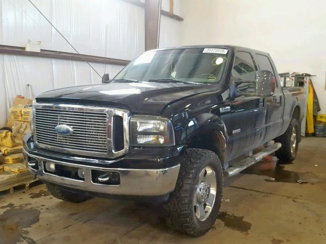 1FTWW31P37EB34214 - 2007 FORD F350 SRW S BLACK photo 2