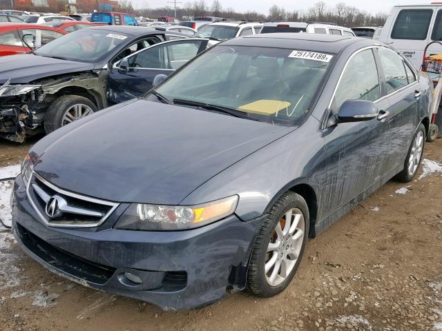 JH4CL96937C017591 - 2007 ACURA TSX BLUE photo 2