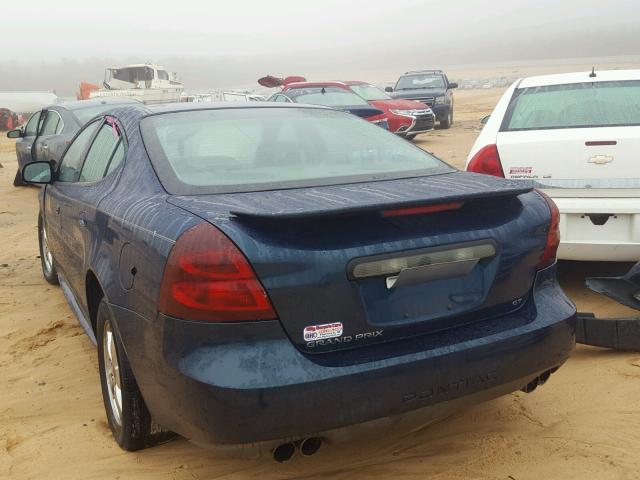 2G2WS522X51229799 - 2005 PONTIAC GRAND PRIX BLUE photo 3