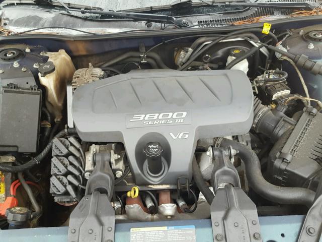 2G2WS522X51229799 - 2005 PONTIAC GRAND PRIX BLUE photo 7
