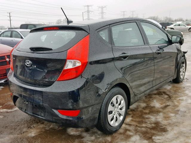 KMHCT5AE1FU232261 - 2015 HYUNDAI ACCENT GS BLACK photo 4