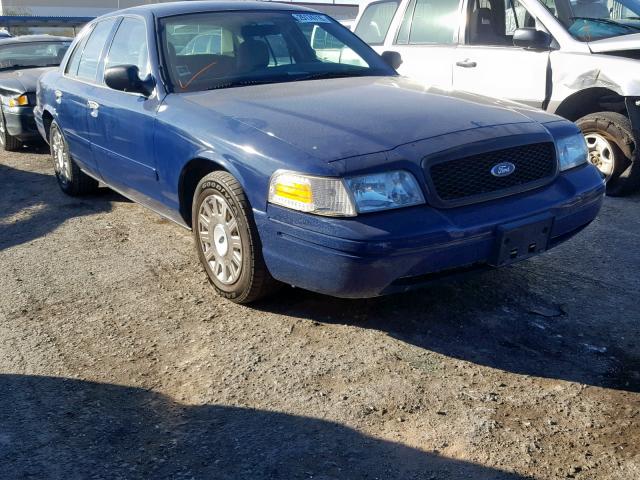 2FAHP71W33X222327 - 2003 FORD CROWN VICT BLUE photo 1