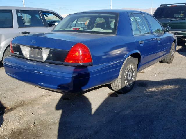 2FAHP71W33X222327 - 2003 FORD CROWN VICT BLUE photo 4