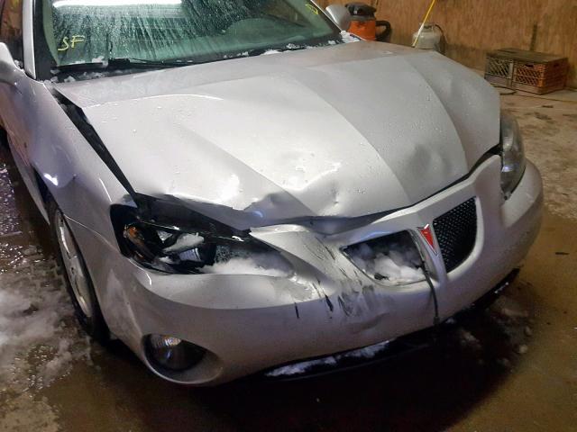 2G2WP552671131210 - 2007 PONTIAC GRAND PRIX SILVER photo 9