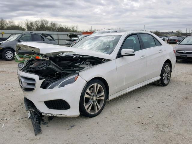 WDDHF5KB2EA962840 - 2014 MERCEDES-BENZ E 350 WHITE photo 2