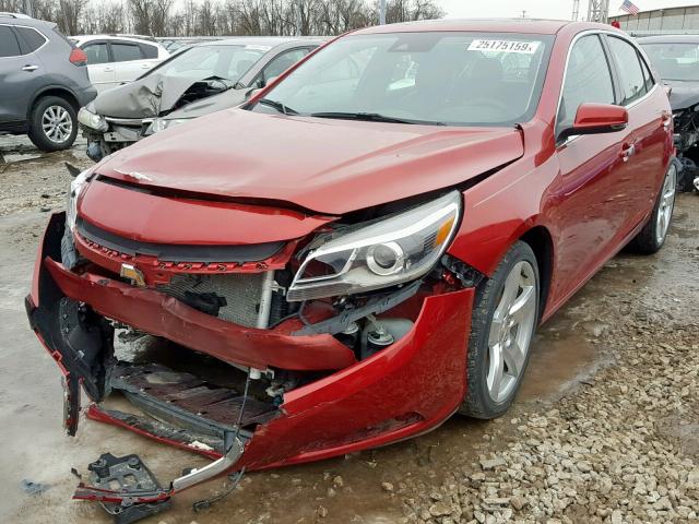 1G11J5SX4EU122457 - 2014 CHEVROLET MALIBU LTZ MAROON photo 2