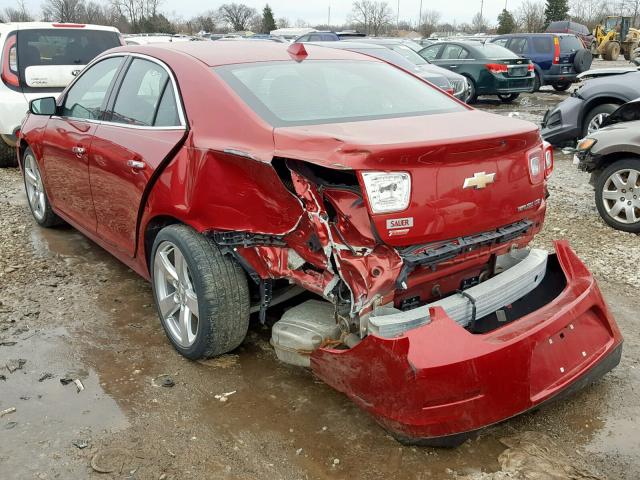 1G11J5SX4EU122457 - 2014 CHEVROLET MALIBU LTZ MAROON photo 3