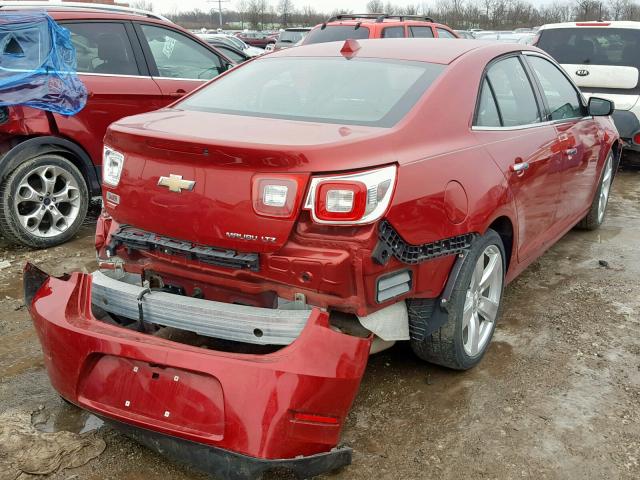 1G11J5SX4EU122457 - 2014 CHEVROLET MALIBU LTZ MAROON photo 4