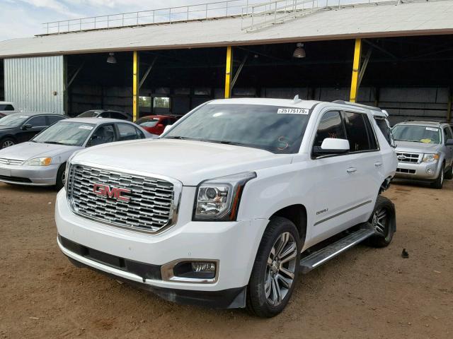 1GKS2CKJ9KR122899 - 2019 GMC YUKON DENA WHITE photo 2