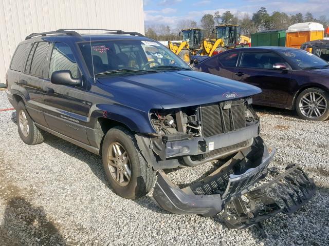 1J4GX48S63C539534 - 2003 JEEP GRAND CHER BLUE photo 1