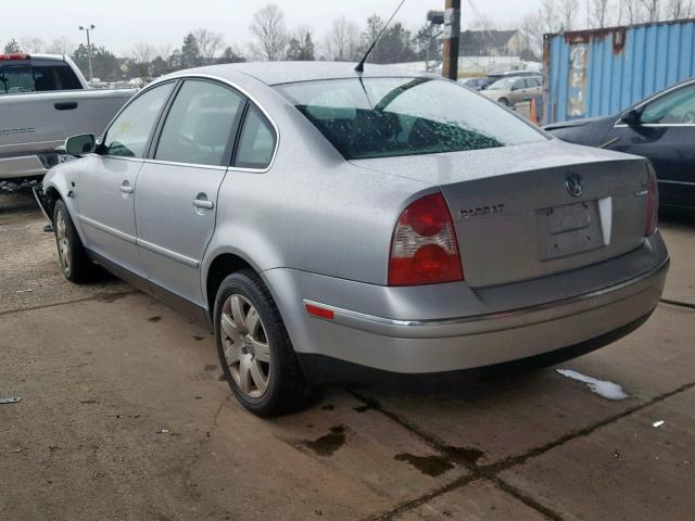 WVWTH63B93P266585 - 2003 VOLKSWAGEN PASSAT GLX 银色 照片 3