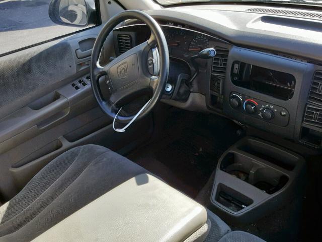 1B7HL48X12S718683 - 2002 DODGE DAKOTA QUA TAN photo 9