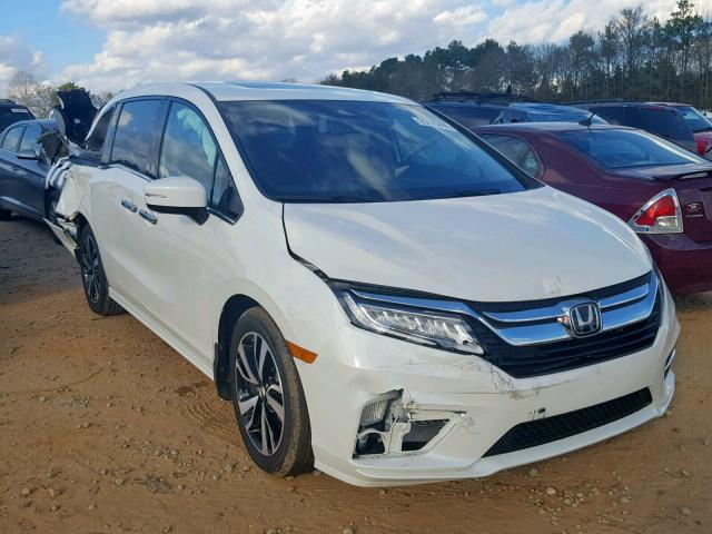 5FNRL6H99JB037491 - 2018 HONDA ODYSSEY EL WHITE photo 1