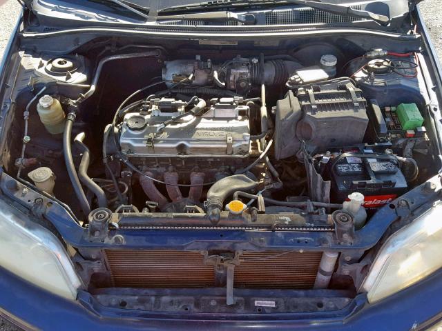 JA3AJ26E72U066250 - 2002 MITSUBISHI LANCER ES BLUE photo 7