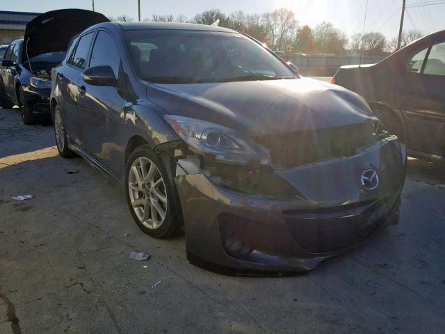 JM1BL1M53D1797064 - 2013 MAZDA 3 S GRAY photo 1