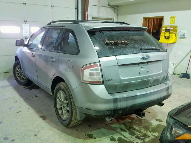 2FMDK48C47BA79419 - 2007 FORD EDGE SEL SILVER photo 3